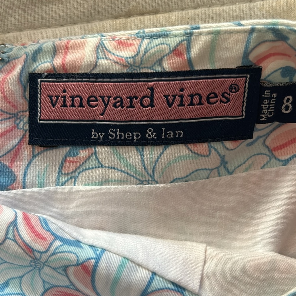 Vineyard Vines Cotton/Spandex lined Skirt Woman’s 8